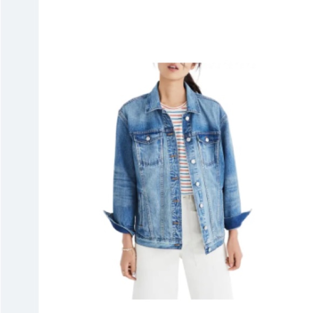 Madewell Oversized Women's Denim Jacket, size M
